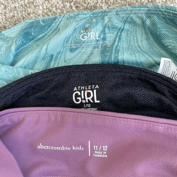 Athleta Girl Leggings, Tank Top & Abercrombie Jogger 3 Piece Lot Size L 12 - Picture 16 of 16
